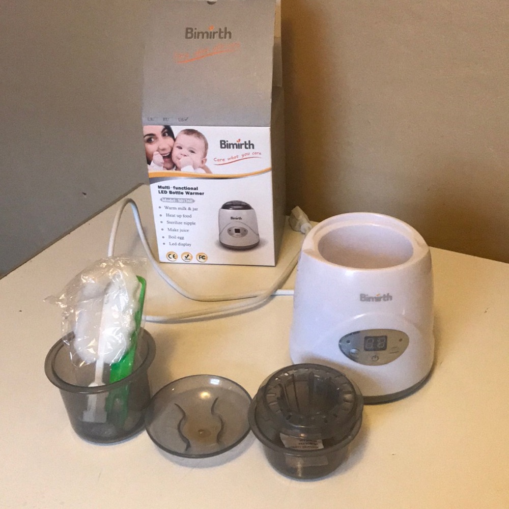 Bottle warmer comes with everything brand new